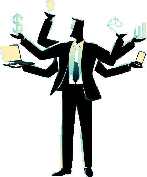 Multi-tasking Process Logo