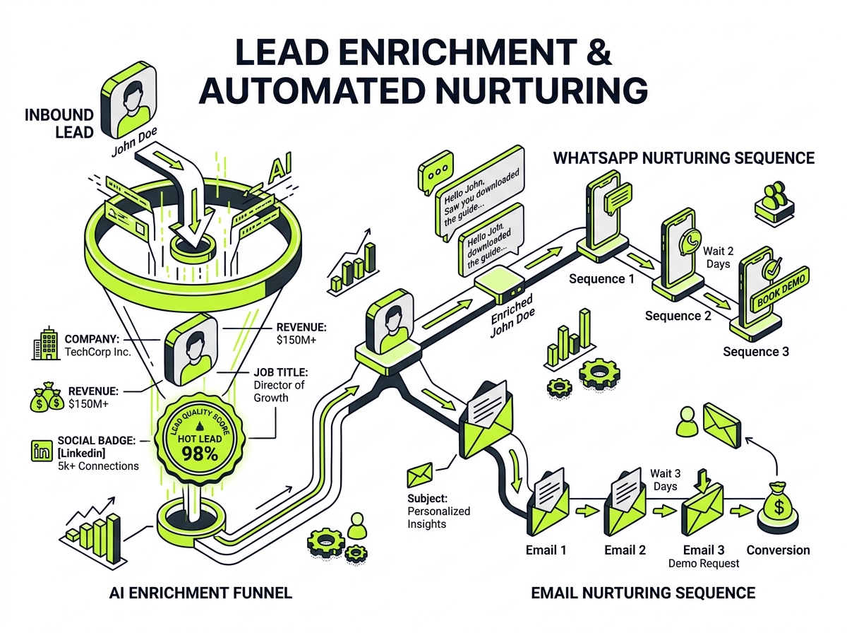 Lead Enrichment & Auto-Nurturing